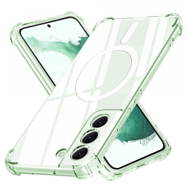 Husa MagSafe pentru Samsung Galaxy S22+ 5G S906, Techsuit, Shockproof, Transparenta