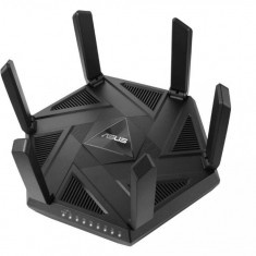 Router Wireless Asus RT-AXE7800, tri-band, WI-FI 6, , standarde reteaEEE 802.11a, IEEE 802.11b, IEEE 802.11g, WiFi 4 (802.11n) WiFi 5 (802.11ac), WiFi