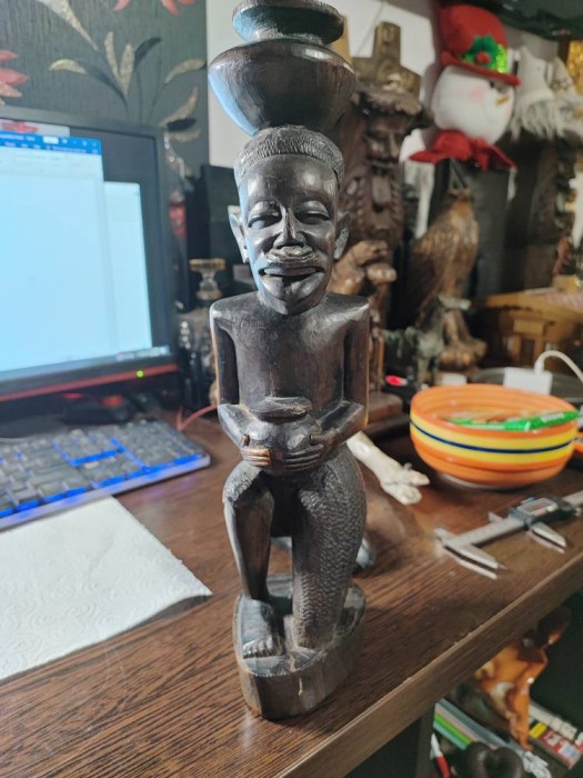 Statueta vintage africana Zair