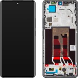 Cumpara ieftin Display cu Touchscreen Oppo Reno10 Pro, cu Rama, Negru (Silvery Grey), Service Pack 621029000057