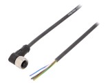 Cablu Conectare M12 5 pini Unghi 5m 60VAC 4A PUR
