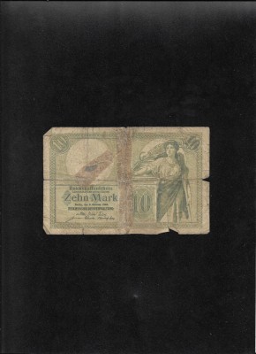 Germania 10 mark marci 1906 seria1908954 uzata foto