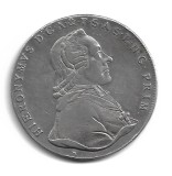 1793 AUSTRIAN STATES, SALZBURG, Hieronymus von Colloredo, Thaler - Argint