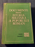 Documente privind istoria militara a poporului roman ian. 1895 dec. 1896