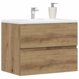vidaXL Dulap pentru baie stejar artizanal 60x38,5x45 cm lemn prelucrat 856244