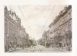 RF158 - Carte Postala - Bucuresti. Muzeul de Istorie si arta - Bulevardul la 1901, circulata 1988