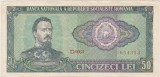 Bancnotă Rom&acirc;nia 50 lei 1966 RSR &ndash; Alexandru Ioan Cuza, seria D.0063