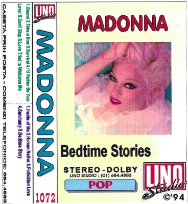 Casetă audio Madonna &amp;ndash; Bedtime Stories foto