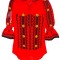 Bluza tip ie dama RIAG, marime 2XL, rosu