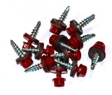 Suruburi Autoforante Cap Hexagonal 4.8x20 mm Rosu Ral 3011- 250 Buc/cutie