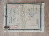 Cumpara ieftin DIPLOMA ABSOLVIRE GIMNAZIU LICEULUI MILITAR , BOTOSANI 1942