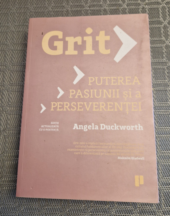 Grit puterea pasiunii si a perseverentei Angela Duckworth