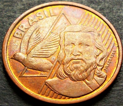 Moneda 5 CENTAVOS - BRAZILIA, anul 2013 *cod 1974 = Joaqu&amp;iacute;m Jos&amp;eacute; da Silva Xavier foto