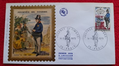 1970-Franta-Ziua Marcii -FDC foto