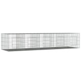 Cusca pentru iepuri, 5 panouri, 217x79x54 cm, fier galvanizat GartenMobel Dekor, vidaXL