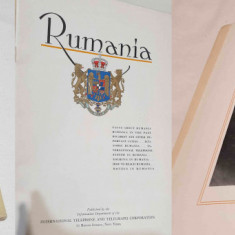 Carte veche de colectie anul 1930 ROMANIA - realizari - economie - turism