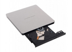 Ultra slim portable dvd-r silver hitachi-lg gp60ns6 gp60ns60 series dvd write /read speed: 8x cd foto