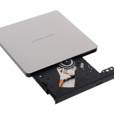 Ultra slim portable dvd-r silver hitachi-lg gp60ns6 gp60ns60 series dvd write /read speed: 8x cd