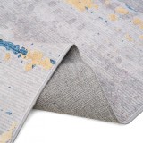 Covor printat, LUNA 70x140 cm, lavabil cu spate antialunecare, inaltime fir 3mm