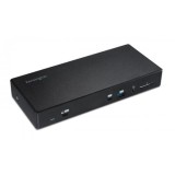 DOCKING Station KENSINGTON universal, conec PC USB-C, USB 3.0 x 4, USB-C x 1, porturi video DPx2, HDMIx1, USB-Cx1, RJ-45, NB 100 W,negru &quot;SD4850P&quot;, &quot;K