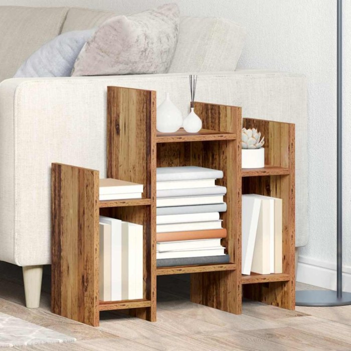 vidaXL Dulap lateral Lemn vechi 60 x 26 x 60 cm Lemn compozit