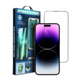 Folie de protectie Ecran OEM pentru Apple iPhone 14 Plus / 13 Pro Max, Sticla Securizata, Full Glue, 5D, Cu Rama Ajutatoare, Neagra