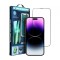 Folie de protectie Ecran OEM pentru Apple iPhone 14 Plus / 13 Pro Max, Sticla Securizata, Full Glue, 5D, Cu Rama Ajutatoare, Neagra