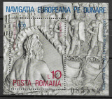 Romania 1977 - Navigatia europeana pe Dunare, colita dantelata, MNH, LP 949, Nestampilat