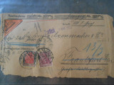 Plic circulat -fata de plic- Germania 1922,