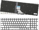 Tastatura Laptop, HP, Pavilion 17-CD, TPN-C142, iluminata, argintie, layout US