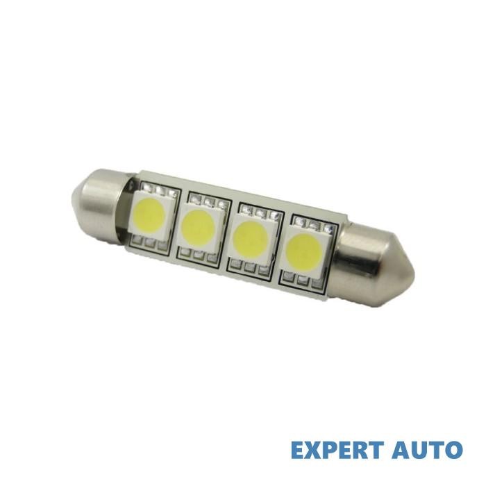 Bec led sofit 42mm 4 smd 5050 12v rosu cod: pt72 Alta marca Alt model #7