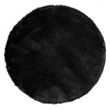 Perna Scaun Iarnă, Imitatie Blană, Negru, 38cm