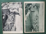 grup doua carti postale circulate , anii 1930 - 1940