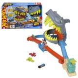 HOT WHEELS CITY PISTA DE CURSE PLAJA RECHINULUI CHOMP CU MASINUTA INCLUSA