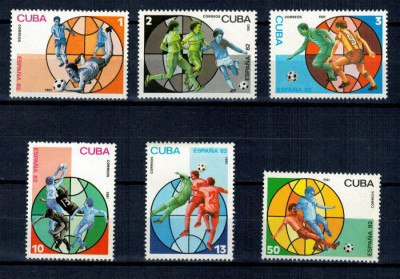 Cuba 1981 - CM fotbal, sport, serie neuzata foto
