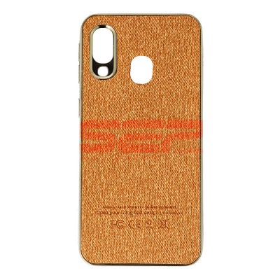 Toc TPU Leather Denim Samsung Galaxy A40 Gold foto