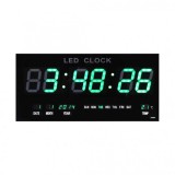 Ceas Digital de Perete, cu Display Mare si Afisaj Verde JH4622