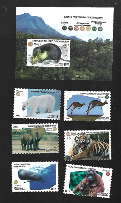 cuba animale mnh