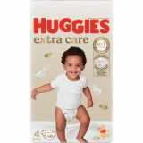 Scutece Huggies, Extra Care Mega Marimea 4, 8-14 kg, 60 buc