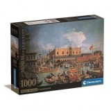 Puzzle Clementoni Arta: Vedere a Palatului Ducal 1000 piese Compact