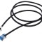 Patch cord U/FTP 6a 1m LSZH negru 32AWG