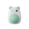 Jucarie interactiva Model Ursulet pentru pisicute cu minge rotativa 360&deg; din iarba Catnip, 4.3 x 6 cm, Verde