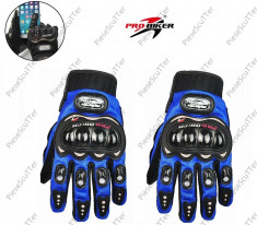 Manusi Moto Scuter Atv - Pro Biker cu Protectii ( S ) foto