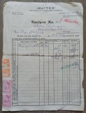 Factura Matted, societate anonima romana, Bucuresti 1942