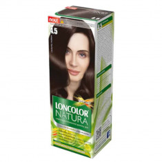 Vopsea de Par Permanenta LONCOLOR Natura 4.5, Castaniu Mahon, 100 ml, Vopsea Par LONCOLOR, Vopsea Permanenta Par LONCOLOR, Vopsea Naturala, Vopsea Nat