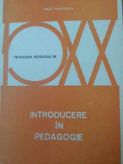 INTRODUCERE IN PEDAGOGIE-EMILE PLANCHARD foto