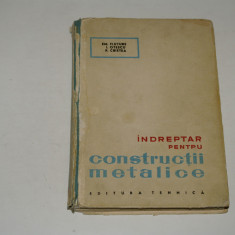 Indreptar pentru constructii metalice - Em. Fluture - 1964