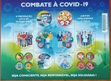 BRAZILIA-2025- ''COMBAREA :''COVID 19''-in BRAZIL''-COLITA -MNH-NEstampilat-MNH-Vezi-Scan