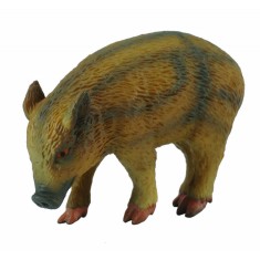 Porc mistret mancand - Animal figurina