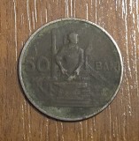 50 bani 1955, RPR / Rom&acirc;nia, ruginită